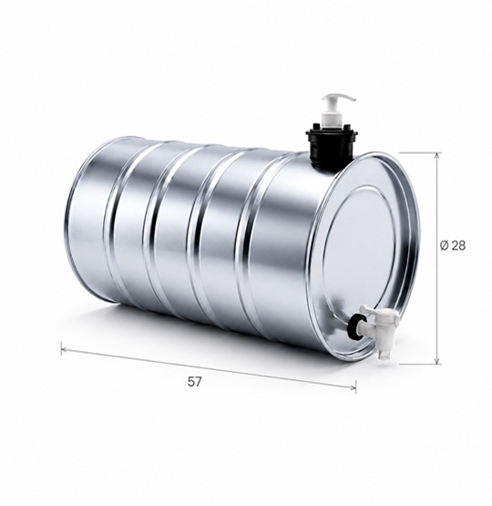 35Lt Dorse Galvanizli Metal Su Tankı